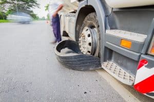 Who Is Liable for a Truck Tire Blowout Accident? 